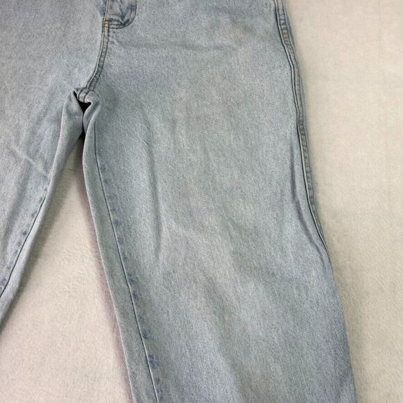 BILL BLASS Mom Jeans Womens 10 Light Wash High Rise 100% Cotton Retro 80s Vtg - Picture 7 of 13